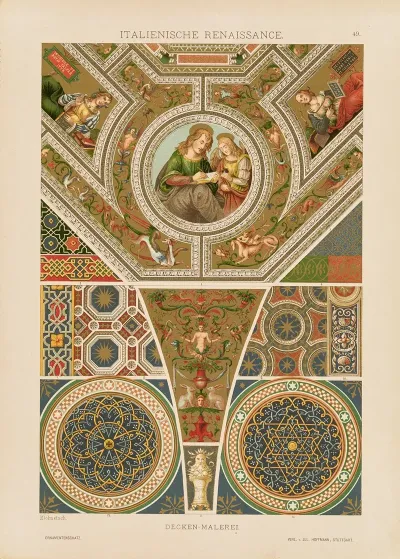 Italienische Renaissance Decken Malerei