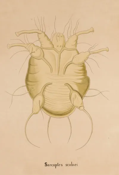 Itch Mite Sarcoptes Scabiei