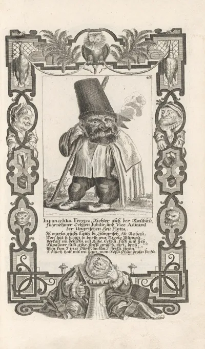 Iupanschku Ferenz Richter Aus Der Raubau Fuhrnehmer Ochsen Iubilir Und Vice Admiral Der Ungrischen Heu Flotta Pl 43