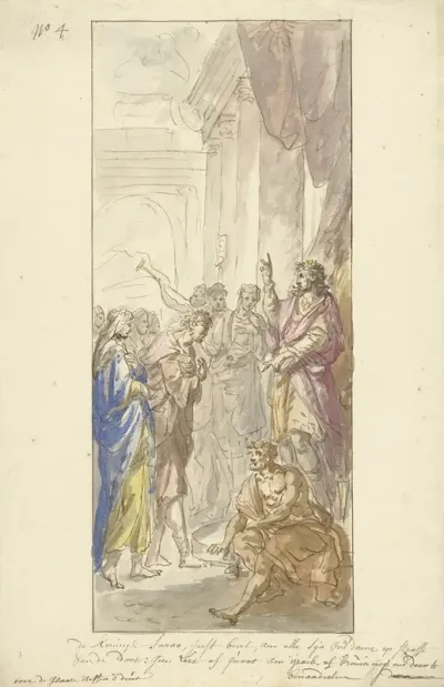 Izaak En Rebekka Voor Abimelech