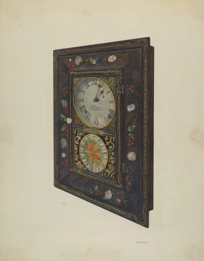 J C Brown Clock