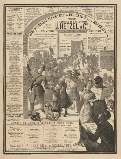 J Hetzel Cie Etrennes 1880 Bibliotheque Illustree Deducation Et De Recreation Livres Et Albums Nouveaux Pour 1880