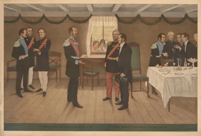 J V Snellman Is Presented To Emperor Alexander Ii In 1863