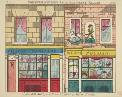Jack And The Giant Killer Scenes For A Toy Theater Pl 12