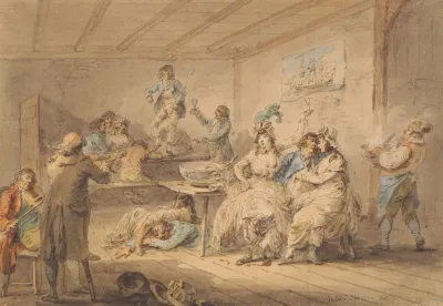 Jack Ashore Sailors Carousing