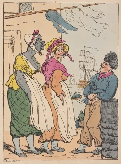 Jack Tar Admiring The Fair Sex