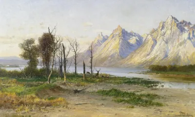 Jackson Lake In Wyoming