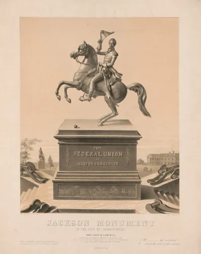 Jackson Monument In The City Of Washington