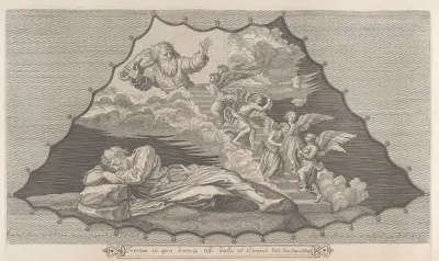 Jacob And The Heavenly Ladder After Raphael