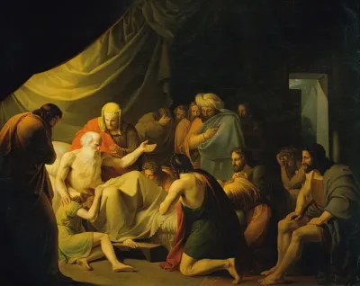 Jacob Blesses The Sons Of Joseph