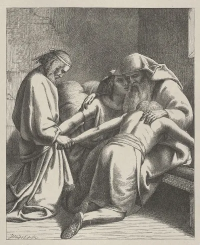 Jacob Blessing Ephraim And Manasseh