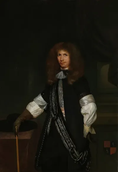 Jacob De Graeff 1642 90 In The Uniform Of An Officer