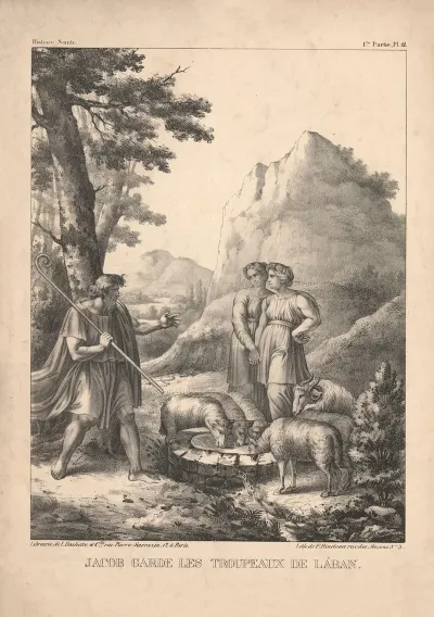 Jacob Garde Les Troupeaux De Laban