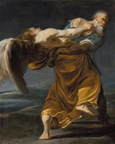 Jacob Wrestling With The Angel 2