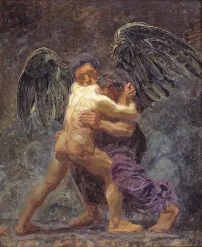 Jacob Wrestling With The Angel 3