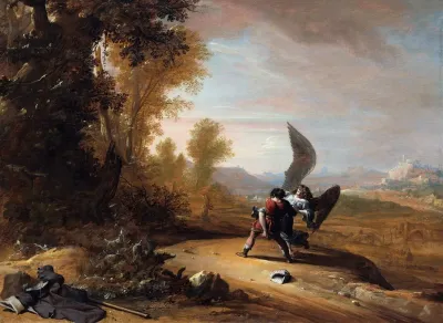 Jacob Wrestling With The Angel