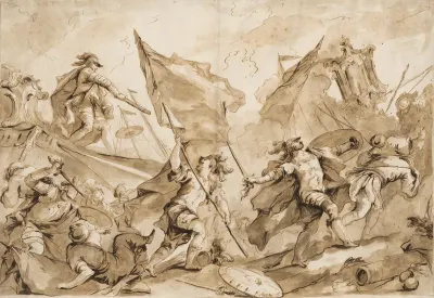 Jacopo Marcello Directing The Assault Of Gallipoli