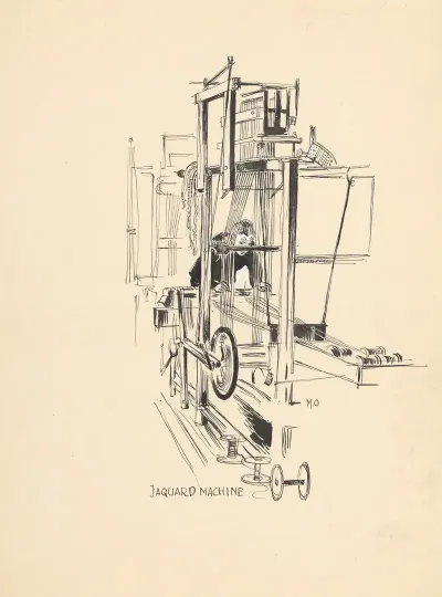 Jacquard Weefmachine