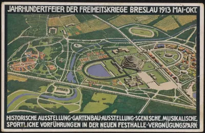 Jahrhundertfeier Der Freiheitskriege Breslau 1913 Mai Okt