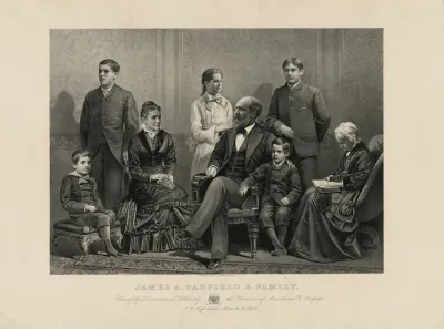 James A Garfield Family