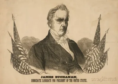 James Buchanan Democratic Candidate For President Of The United States