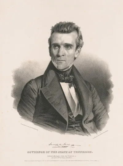 James K Polk Governor Of The State Of Tennessee