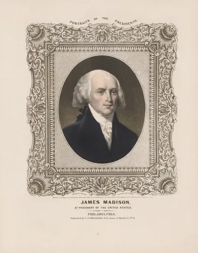 James Madison 4th President Of The United States 2