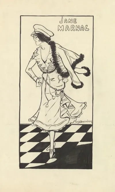 Jane Marnac Dans Les Jolies Filles De Gottenberg De Georges Grossmith Et Berman
