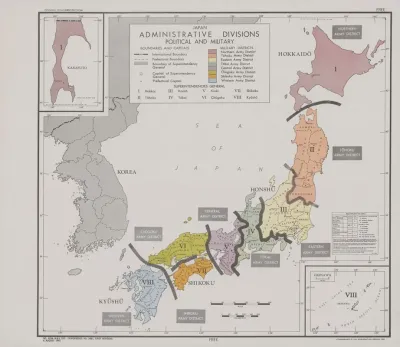 Japan Administrative Divisions Political And Military