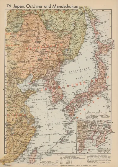Japan Ostchina Und Mandschukuo