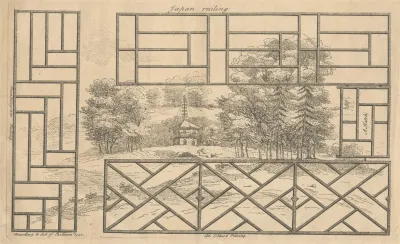 Japan Railing A Hatch An Obtuce Paling Parallelgram Railing