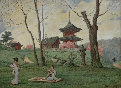 Japanische Landschaft