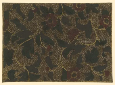 Japanisches Goldlederpapier Kinkawagami 金革紙 Kin Kawa Karakusa 3
