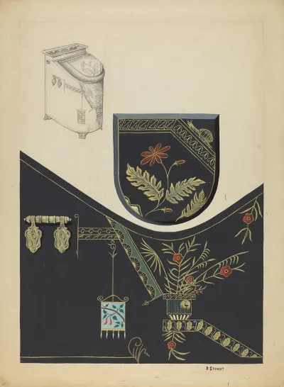 Japanned Coal Scuttle 2