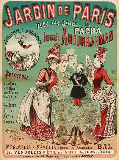 Jardin De Paris Tous Les Soirs Le Pacha Ismael Abdurrahman Spectacle