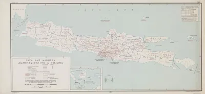 Java And Madoera Administrative Divisions