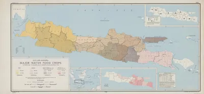 Java And Madoera Major Native Food Crops In Percentage Of Harvested Area By Residentie Or Gouvernement 1939