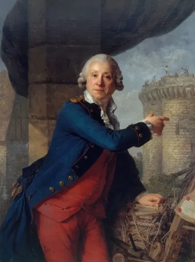 Jean Henri Masers Chevalier De Latude 1725 1805 Montrant La Bastille