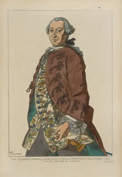 Jean Sigismond Pfinzing Conseiller Detat De Limperatrice Dallemagne 1763