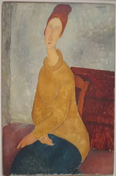 Jeanne Hebuterne In Yellow Sweater