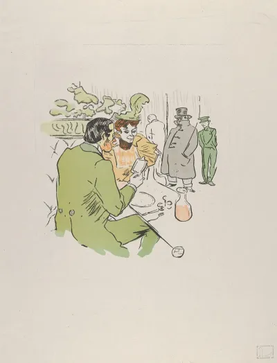 Jeanne Prends Sans Quon Te Voie From Le Rire No 129 24 April 1897