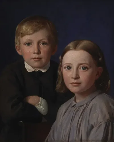 Jens Simmelkaer Asmussen Og Katrine Asmussen Som Born