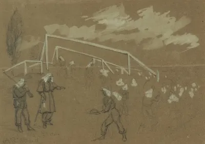 Jersey Troops Breaking The Ground For A Fort To Defend Washington On Virginia Soil Near The Long Bridge
