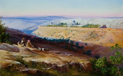 Jerusalem From The Mount Of Olives 2