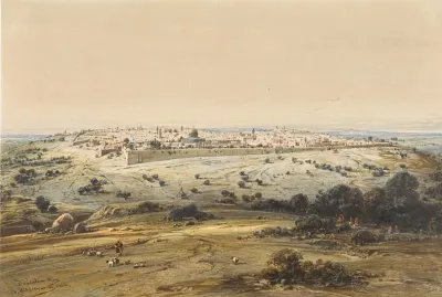 Jerusalem From The Mount Of Olives 4