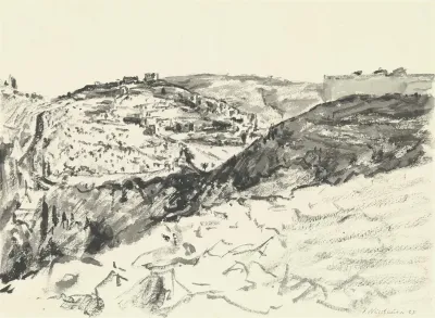 Jerusalem Kidrontal Und Siloa