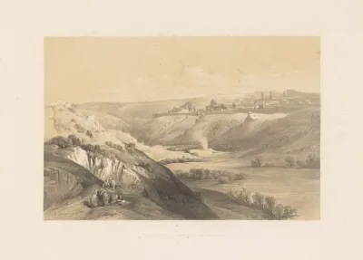 Jerusalem Vu De La Montagne Des Oliviers