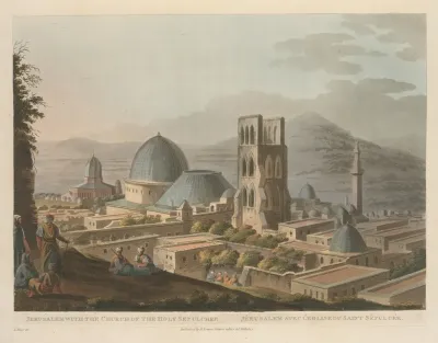 Jerusalem With The Church Of The Holy Sepulchre