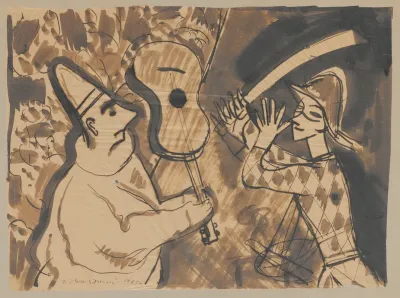 Jester And Harlequin