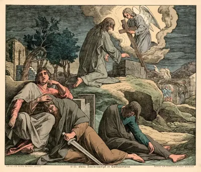 Jesu Seelenkampf In Gethsemane Jesus Spiritual Struggle In Gethsemane